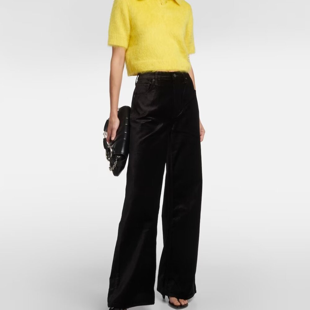 Paloma high-rise wide-leg jeans